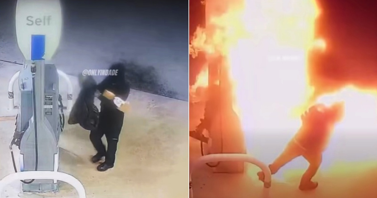 Suspect Sought in Miami-Dade Gas Station Arson with Anti-Embargo Message