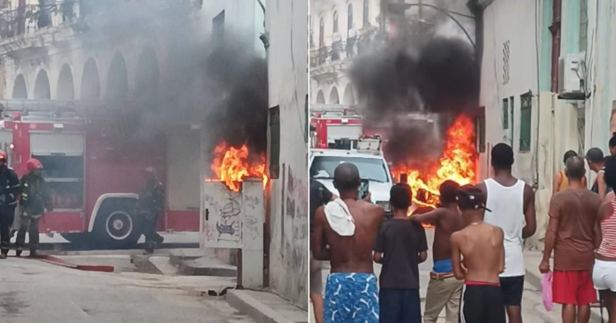 Fire Erupts in Old Havana: Residents Blame Unstable Power Supply