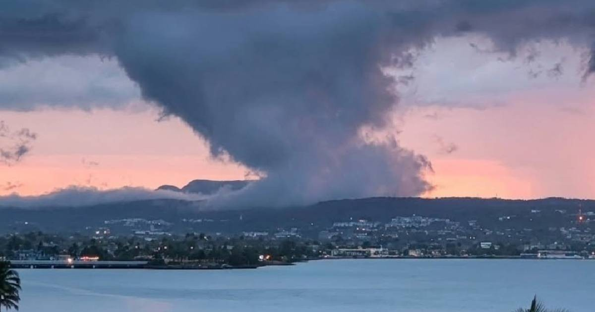 Cloud Formation Resembling Tornado Captivates Over Yumurí Valley