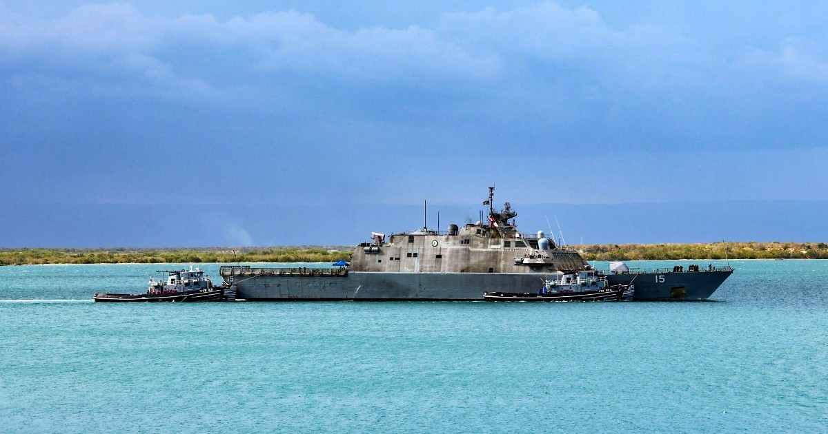 U.S. Navy Littoral Combat Ships Dock at Guantanamo Bay