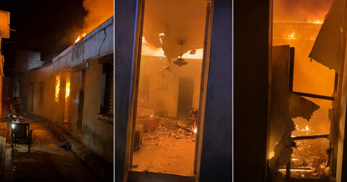 Intense Blaze in Santiago de Cuba: Multiple Homes Damaged, Residents Report