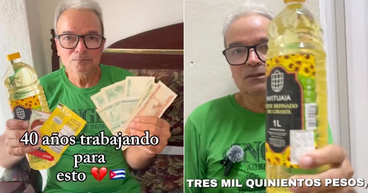 A Grandfather's Pension in Cuba: 40 Years of Work for a Single Liter of Oil