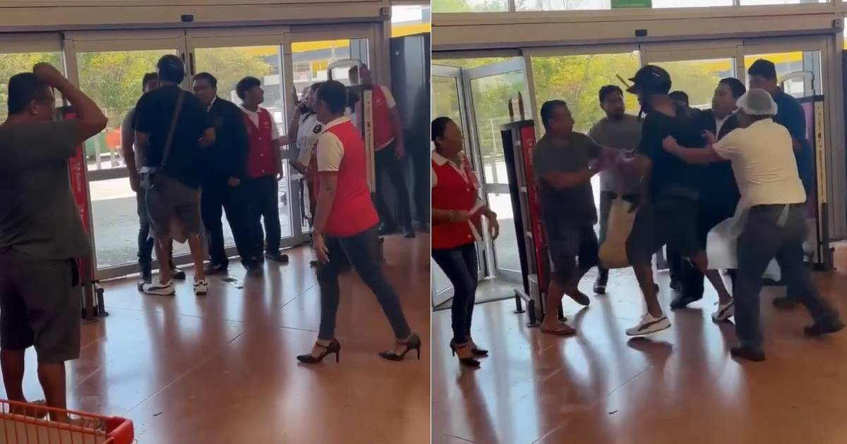 Video Captures Dramatic Scuffle Involving Cuban at Cancun Supermarket After Alleged Theft Attempt