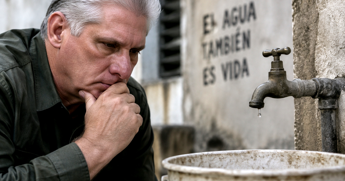 Díaz-Canel Sets New Deadline for Havana's Water Supply Improvement, But Skepticism Persists