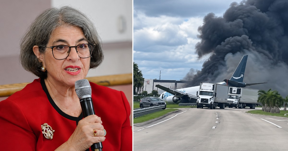 Daniella Levine Cava Addresses Amazon Plane Incident in Miami: "We're Closely Monitoring the Situation"
