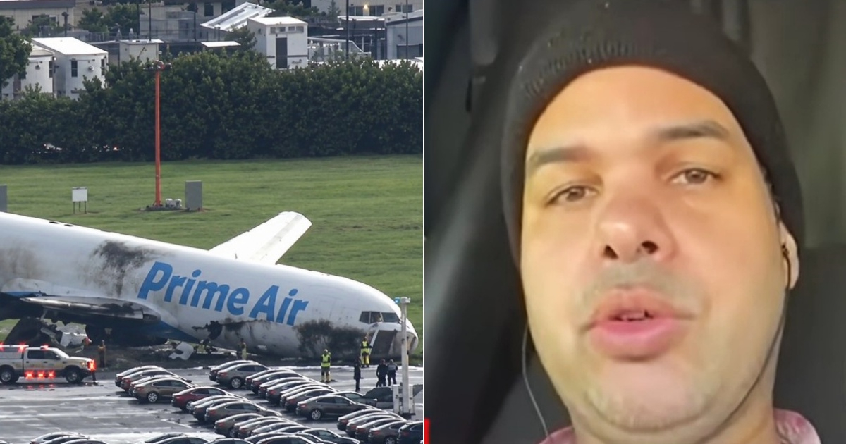 Truck Driver Shares Harrowing Account of Amazon Plane Crash at Miami Airport