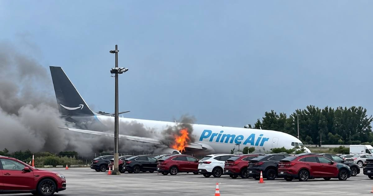 Amazon Cargo Plane Crash in Miami: Witness Recounts the Intensity of the Incident