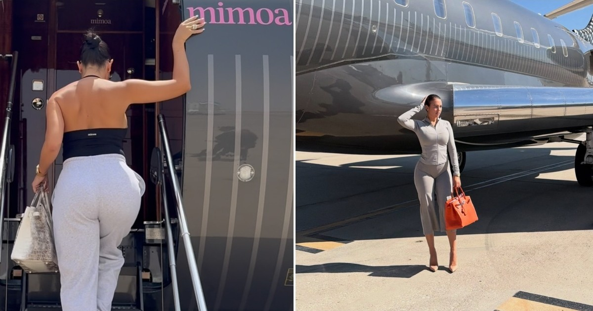 Georgina Takes Over Ronaldo’s Jet with Bold Rebranding Move