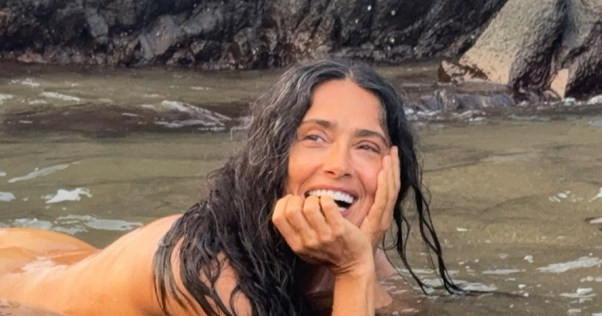 Salma Hayek Shines at 60 with Bold Ocean Photoshoot