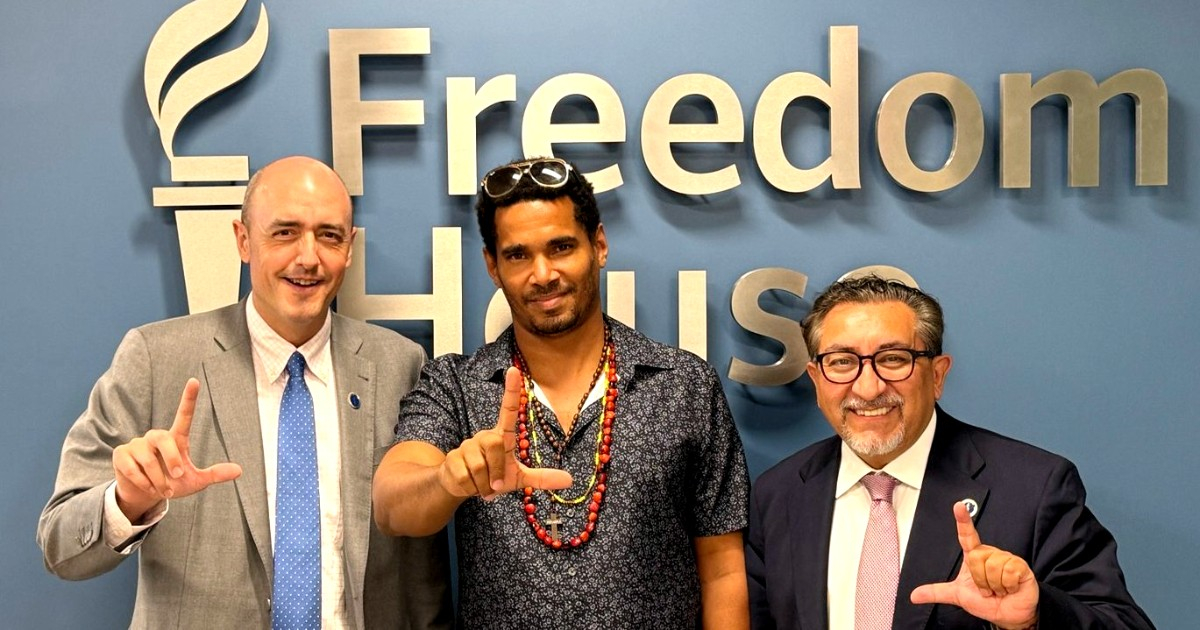 Luis Manuel Otero Alcántara Welcomed by Freedom House as They Urge Release of Over 1,300 Political Prisoners in Cuba