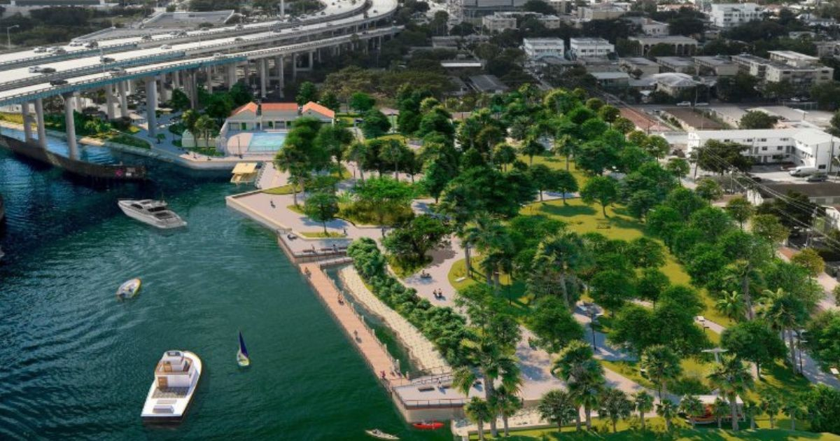 Miami to Revamp José Martí Park with Riverside Walkway, Children's Area, and River Access