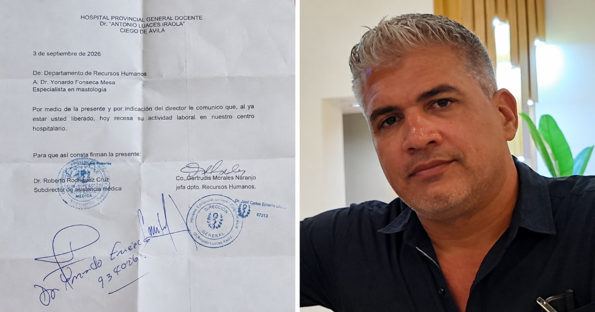 Doctor Claims Unjust Dismissal from Cuban Hospital Following Health System "Release"