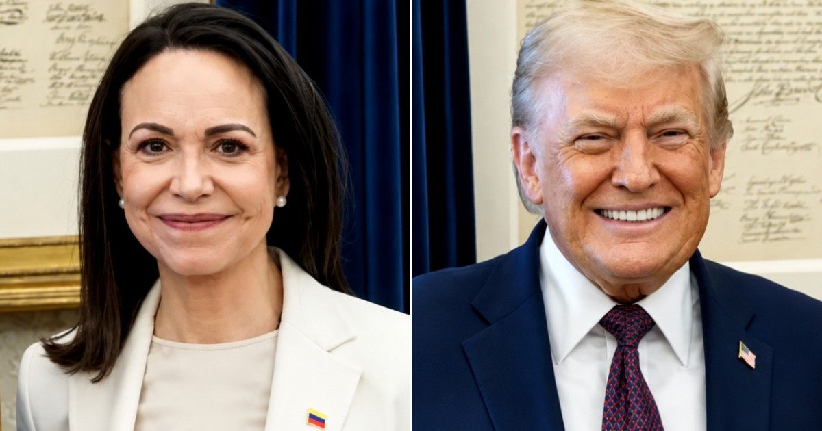 Trust in Trump Plummets in Venezuela as Support for María Corina Machado Rises