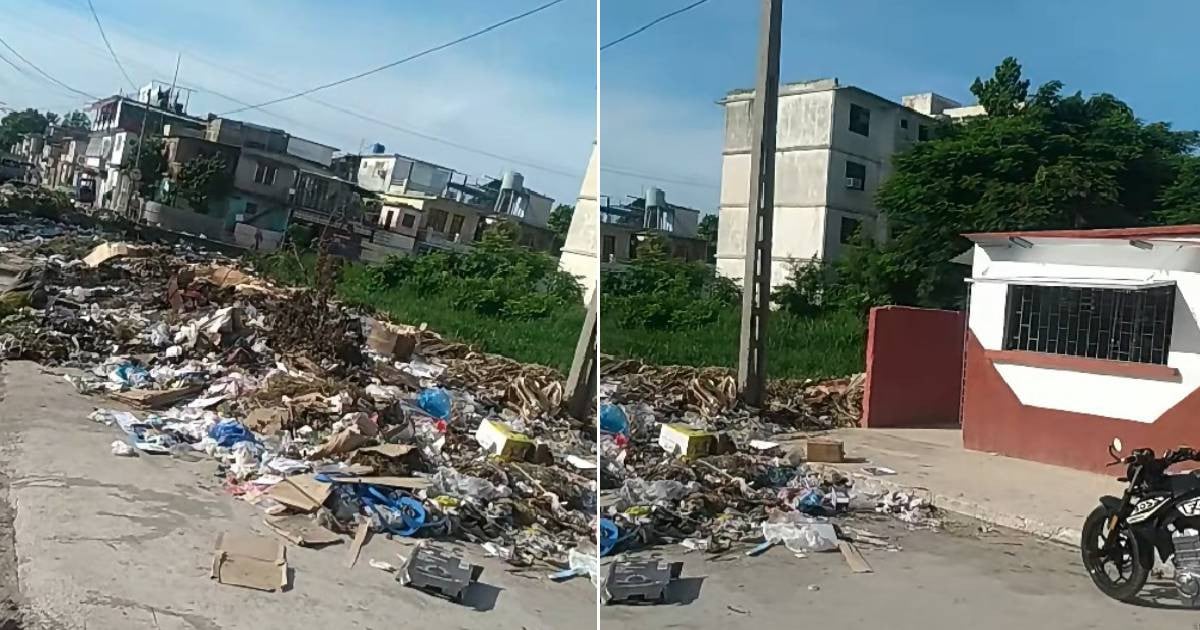 Holguín's New Food Stalls Surrounded by Trash After Clearing Los Chinos Market