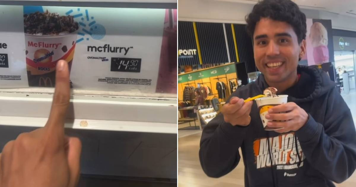 Cuban Celebrates First Paycheck in Brazil with Ice Cream Treat