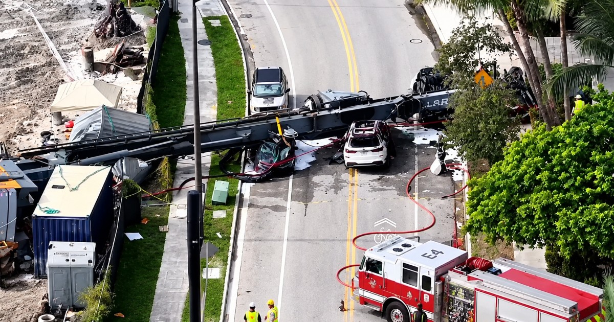 Crane Collapse in Brickell Injures Four: Miami Streets Closed Due to Accident