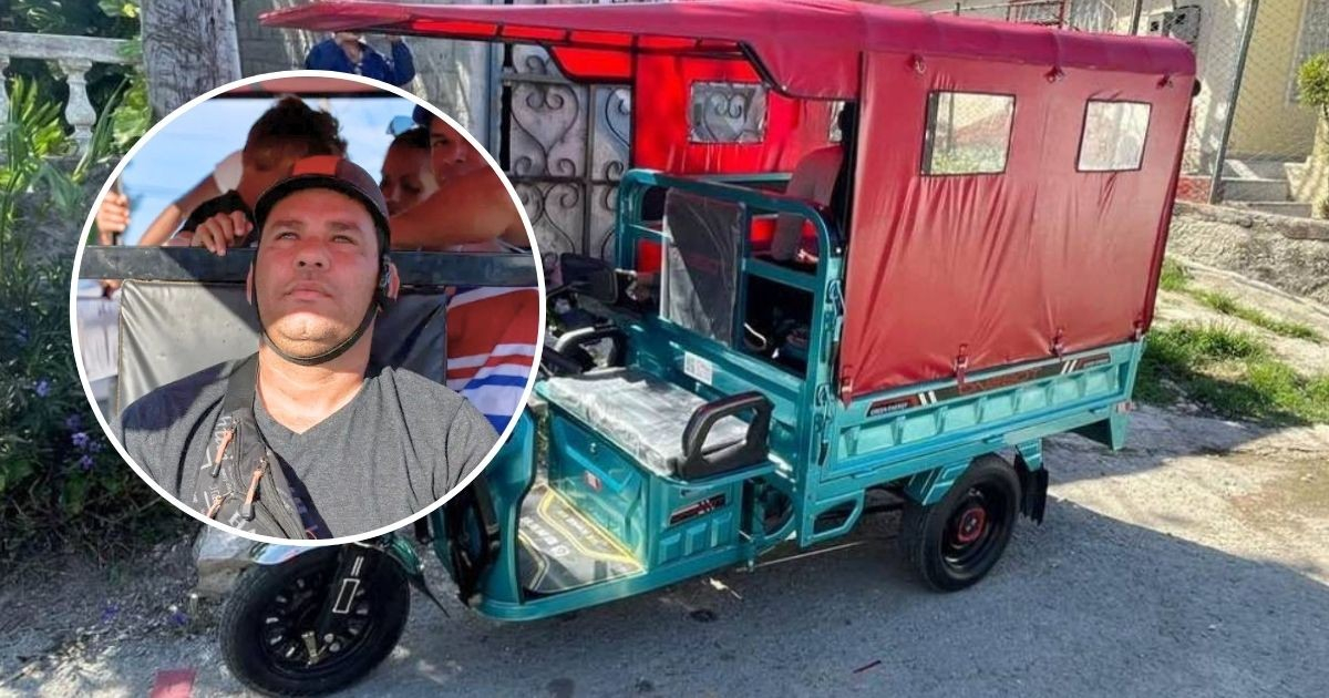 Cuban Man Returns from U.S. to Rebuild Life as Tricycle Driver in Havana