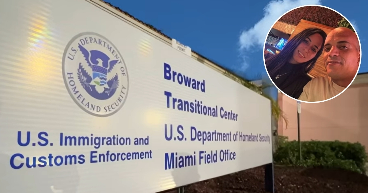 Eduardo Ortiz permanece recluido en el Broward Transitional Center (BTC), en Pompano Beach. © Captura de Video/Univision