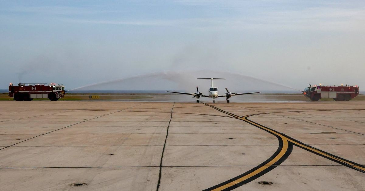Water Salute Honors Lieutenant Young at Guantánamo Bay Naval Base