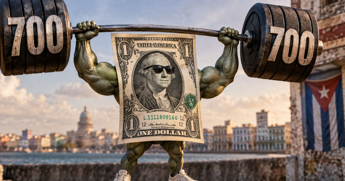 Dollar Surpasses 700 Peso Threshold, Hits New High in Cuba