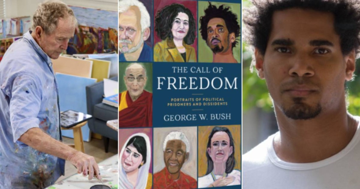 George W. Bush Paints Cuban Activist Luis Manuel Otero Alcántara, Features Portrait in Book on Political Prisoners and Dissidents