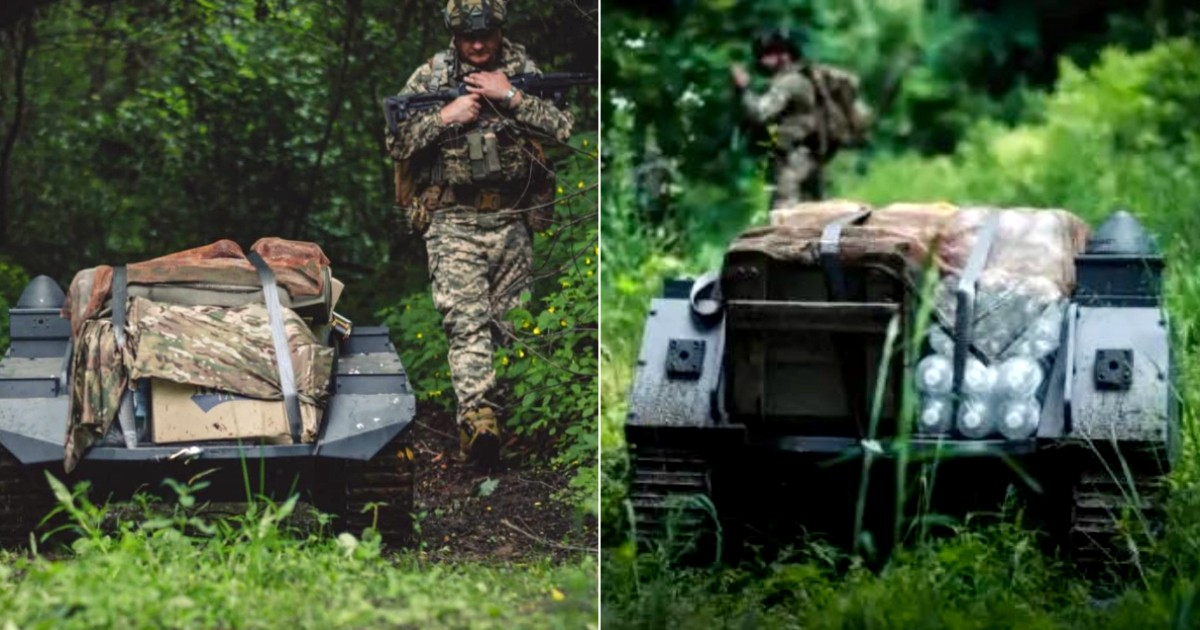 Ukraine Makes History by Deploying Kamikaze Robots Behind Russian Lines for the First Time