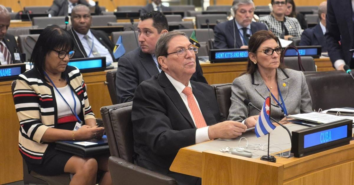 Bruno Rodríguez Points Fingers at U.S. for Cuban Crisis During New York Visit