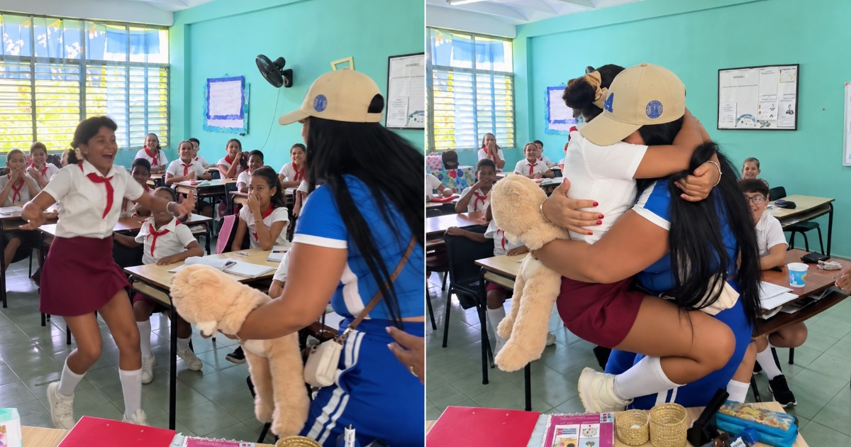 Mother's Surprise Visit to Daughter's Cuban School Sparks Heartfelt Reaction