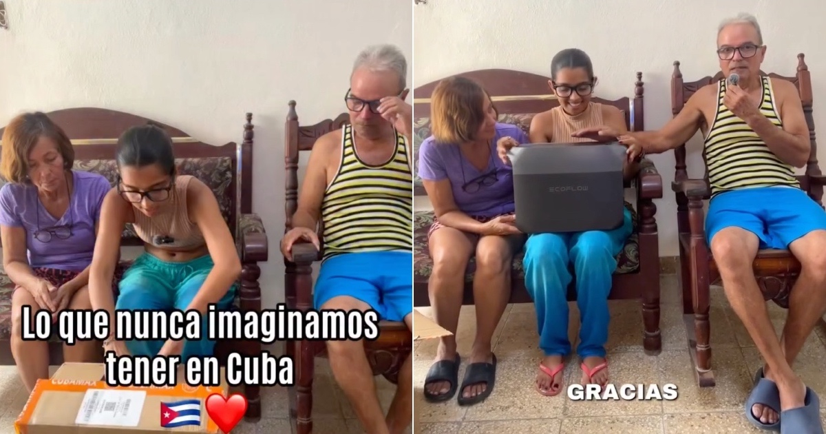 Content Creator and Her Grandparents Receive Unexpected Gift: "Something We Never Imagined Having in Cuba"