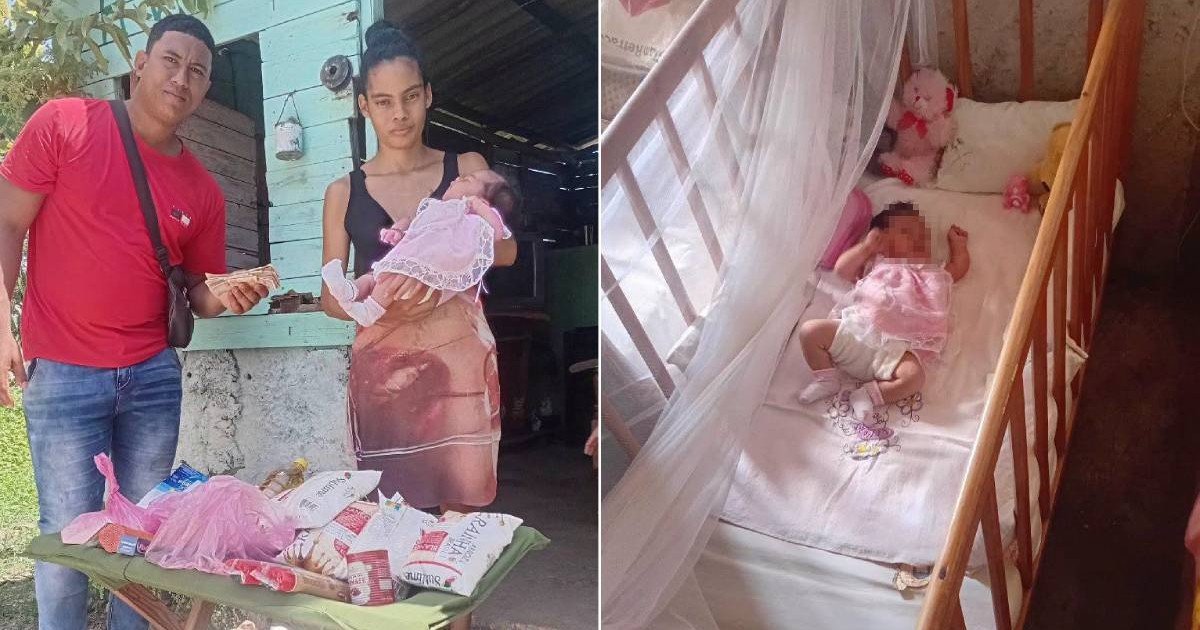 Cuban Woman in the U.S. Provides Crib, Food, and 17,000 Pesos to Family with Sick Baby in Santiago de Cuba