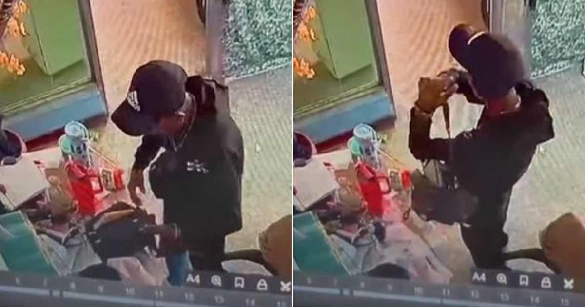 Thief Caught on Camera: "My Office Was Burglarized, They Took My Wallet"