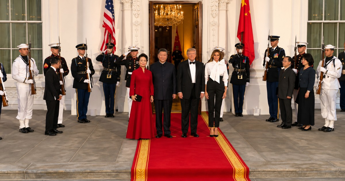 Donald Trump Hosts State Dinner for Xi Jinping: "Our Relationship Has Never Been Better"