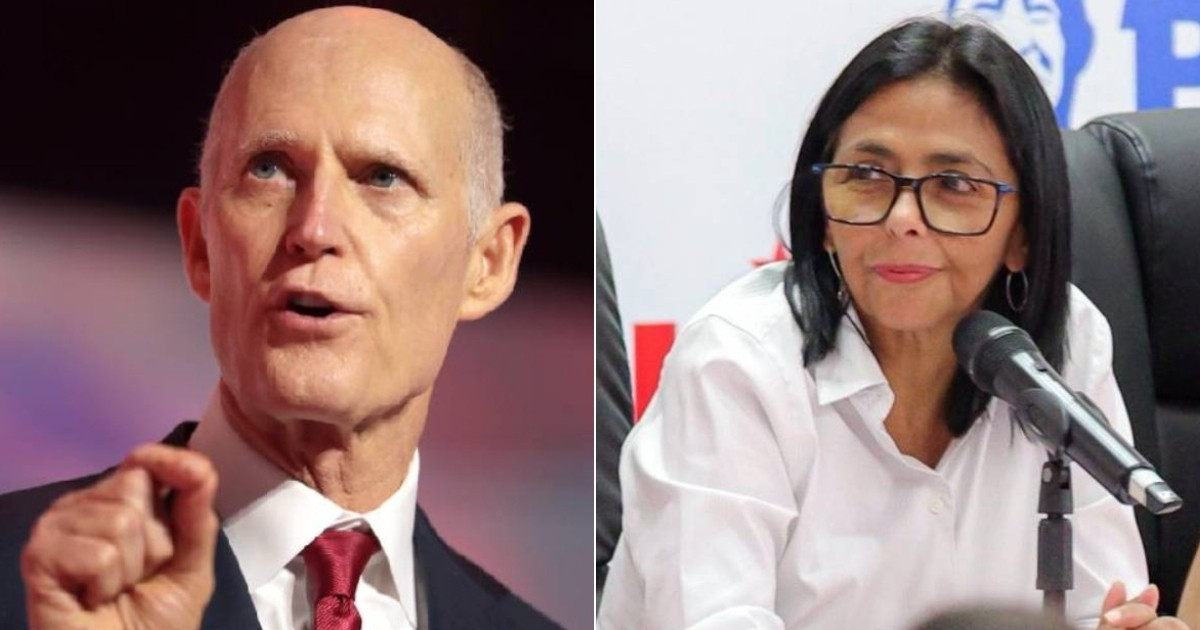 Rick Scott Criticizes Delcy Rodríguez's Legitimacy