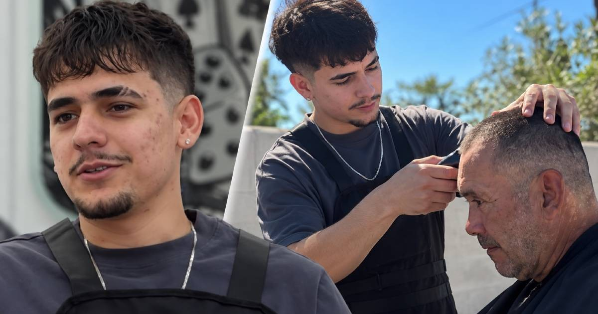 Young Cuban Barber Offers Free Haircuts to Homeless in the U.S.: "I Love Seeing Them Smile"