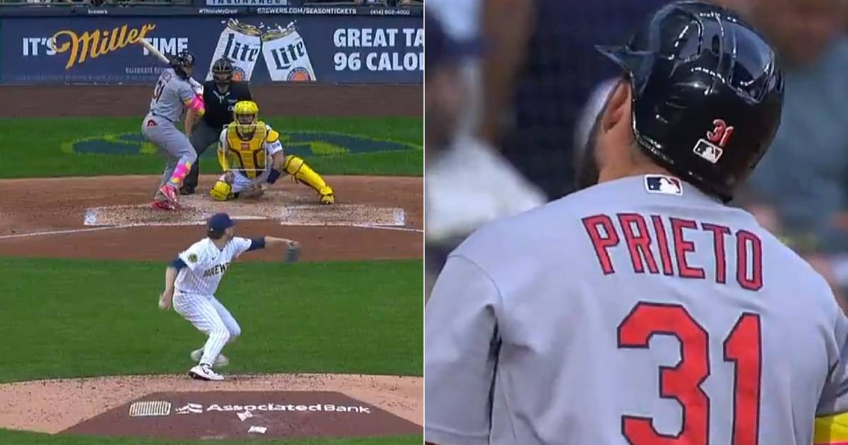 César Prieto Breaks the Spell with First MLB Extra-Base Hit to Close Season