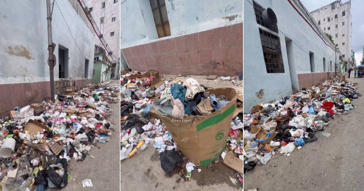 Havana's Decline: Funeral Home on Zanja Street Surrounded by Trash and Neglect