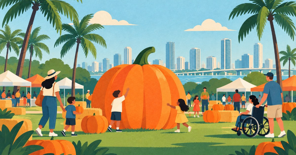 Free Festival at Tropical Park in Miami to Distribute Pumpkins to First 200 Families