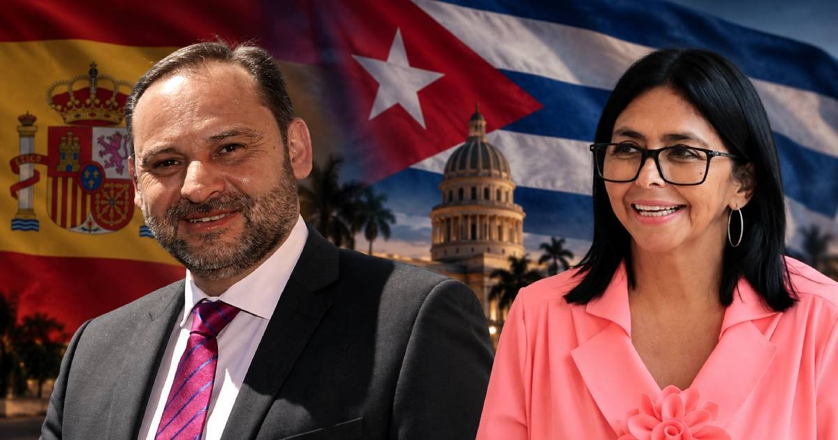 Delcy Rodríguez Planned Secret Meeting in Cuba with Former Spanish Minister José Luis Ábalos, Now Serving 24-Year Sentence
