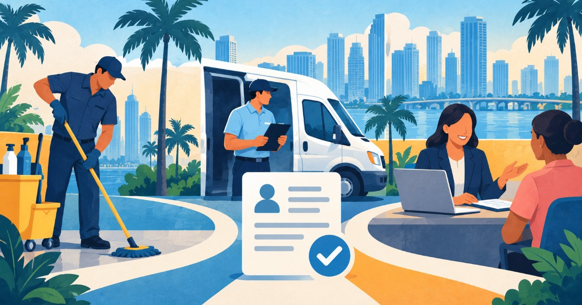 Job Openings in Miami-Dade This Week: Seeking Janitors, Drivers, and Customer Service Representatives