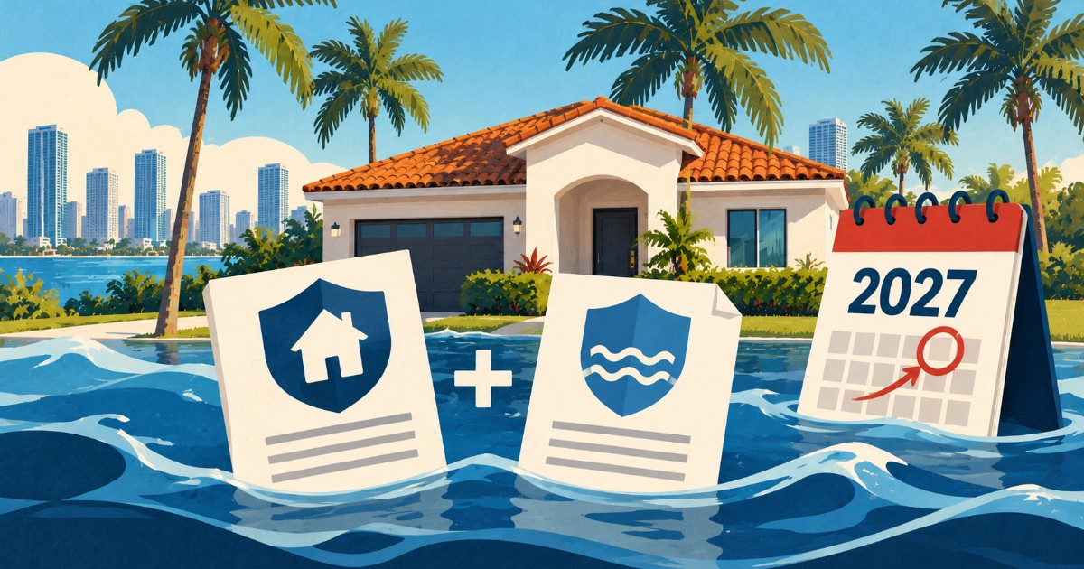 Florida's Citizens Insurance Mandates Flood Coverage for All Homes by 2027