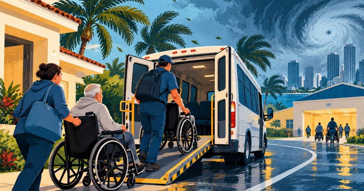 Miami-Dade Provides Free Evacuation Assistance for Disabled Residents During Hurricanes and Emergencies