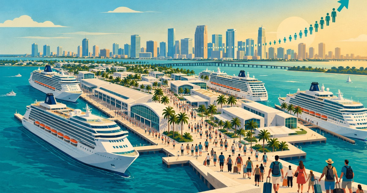 PortMiami Breaks Cruise Passenger Record, Surpasses 10 Million for the First Time