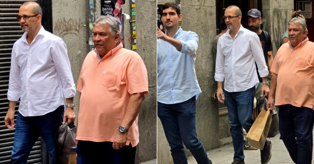 Marino Murillo Jorge y el viceministro cubano de Comercio Exterior, Carlos Luis Jorge Méndez © X / @diariodecuba