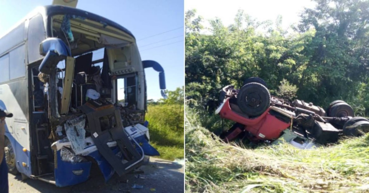 Fatal Collision in Camagüey: Viazul Bus Crashes into Broken-Down Truck, Mechanic Killed