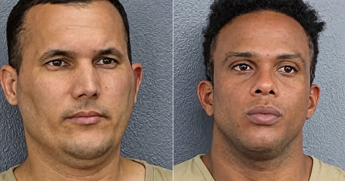 Los dos arrestados por presunto secuestro © Collage YouTube/Screenshot- CBS Miami