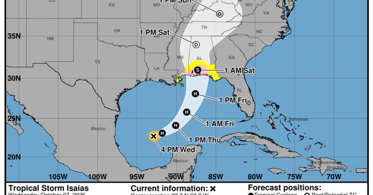 Isaías Poised to Become Hurricane as It Rapidly Gains Strength, Says NHC