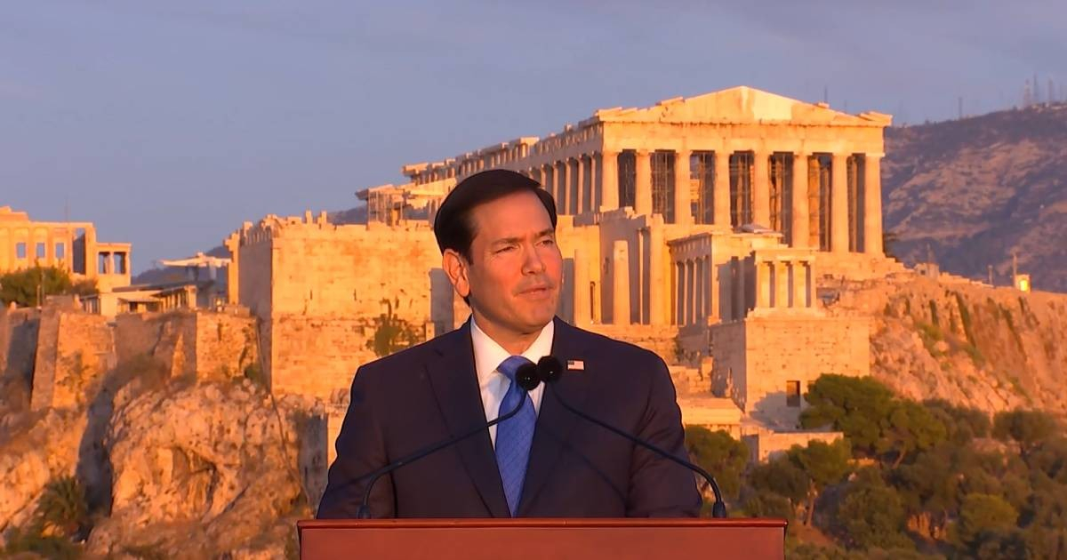 Marco Rubio Advocates for a Generational Shift in Europe from Athens
