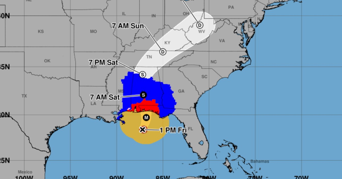 Isaiah Triggers Tropical Storm Conditions Along Northern Gulf Coast