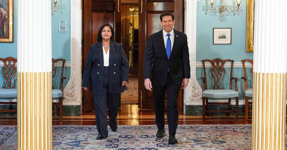 Rubio Meets Dinorah Figuera in Washington, Pledges U.S. Support for Venezuela's Transition Talks