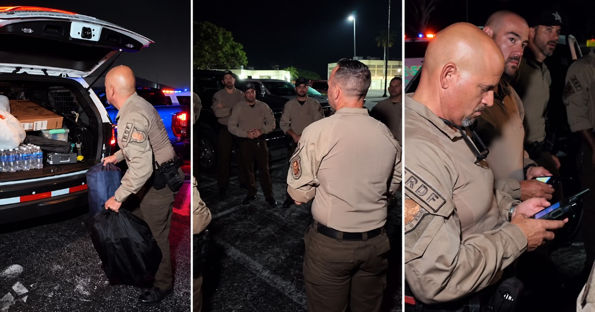 Police and Rescue Teams from Miami-Dade Gear Up for Hurricane Isaias